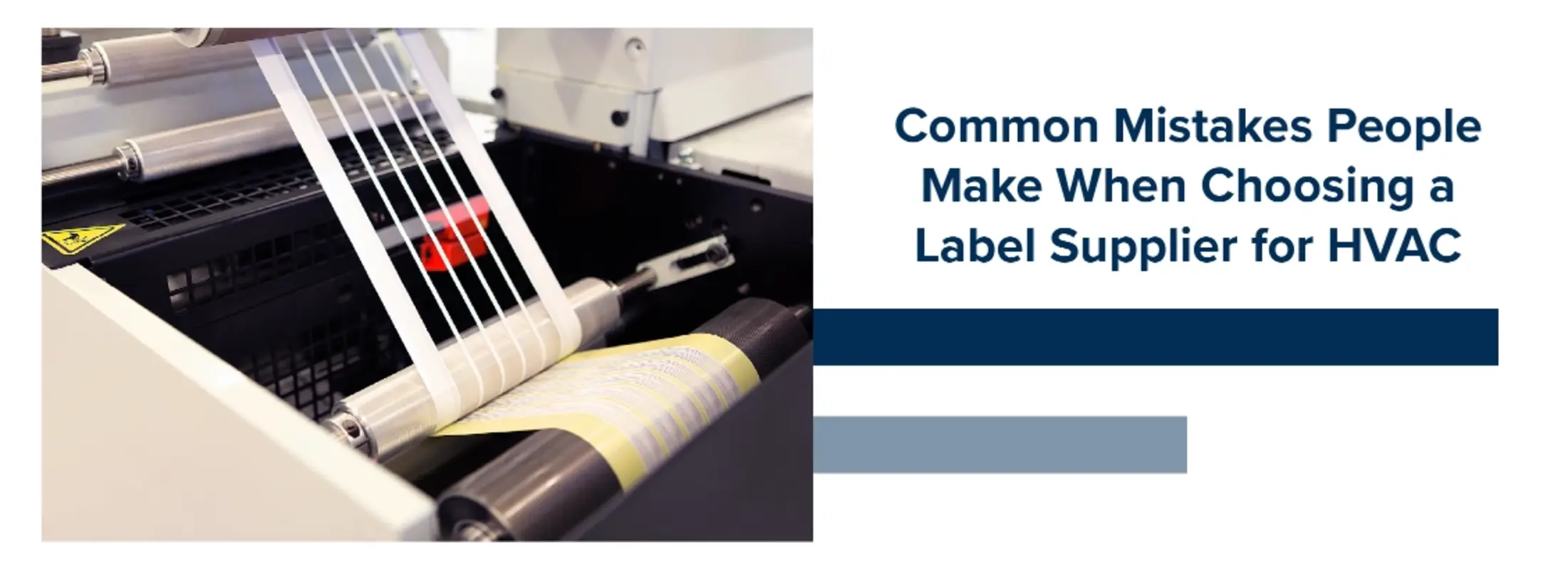 Common Mistakes People Make When Choosing A Label Supplier For HVAC